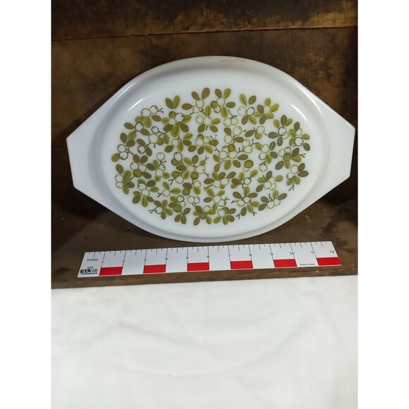 Vintage Pyrex 945  Verde Green Olive Ovenware Casserole  Lid ONLY FD4 - Picture 2 of 9